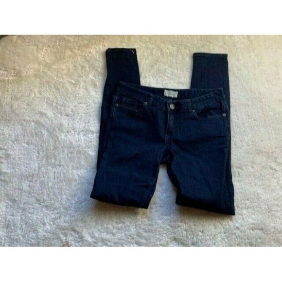 Aeropostale Womens Lola Legging Jean Size 3 / 4 Regular Dark Wash Low Ri… - Picture 2 of 4